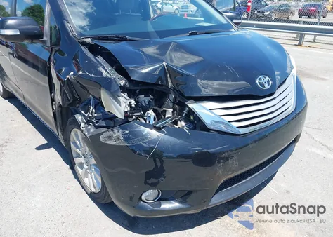 2013 Toyota Sienna Limited 7 Passenger z USA, uszkodzony, nr VIN 5TDDK3DC0DS051969